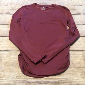 CALIA by Carrie Underwood l/s ruched shirt. EUC XS